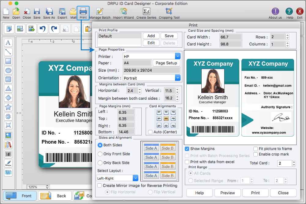 Mac ID Card Maker